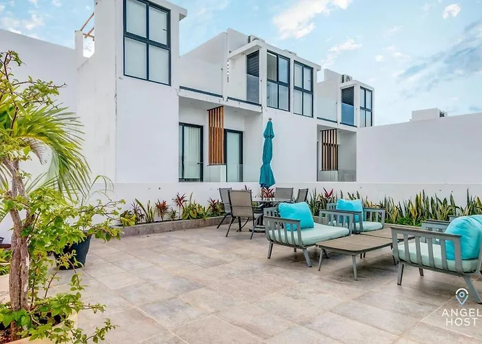 2br Retreat W Rooftop Pool & Bbq * Playa del Carmen